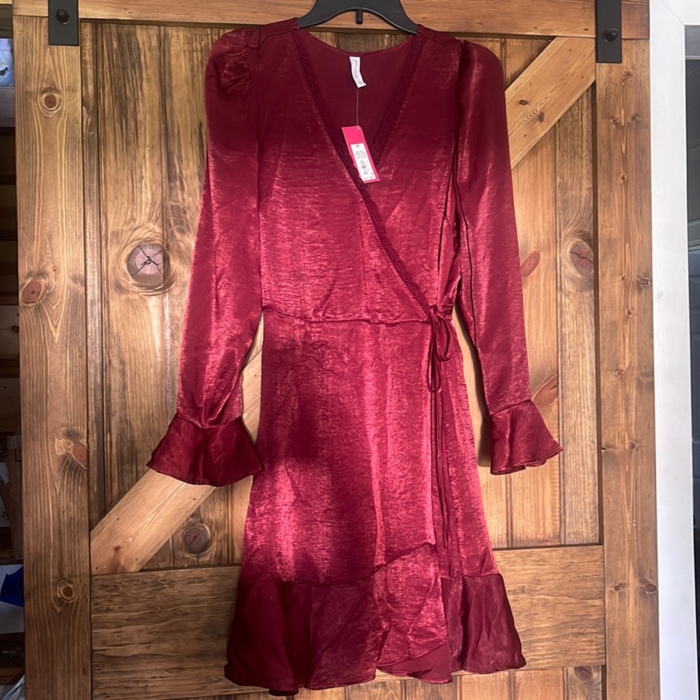 Burgandy dress size Medium